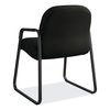 Hon Black Chair, 27-3/4" L 36" H, Fixed Loop, Leather Seat, Pillow-Soft Series 2093SR11T